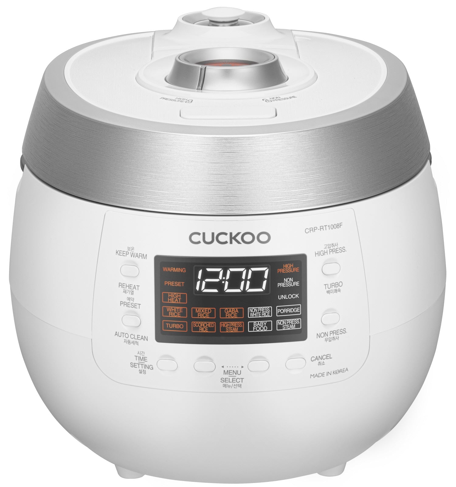 CRP-RT1008F / TWIN PRESSURE (Digitaler Dampfdruck) Reiskocher