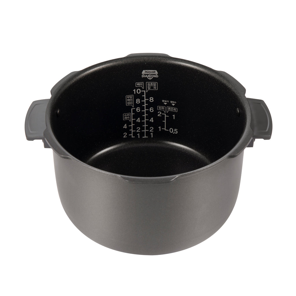 CRP-ST1009F Urban-Grau / TWIN PRESSURE (Digitaler Dampfdruck) Reiskocher